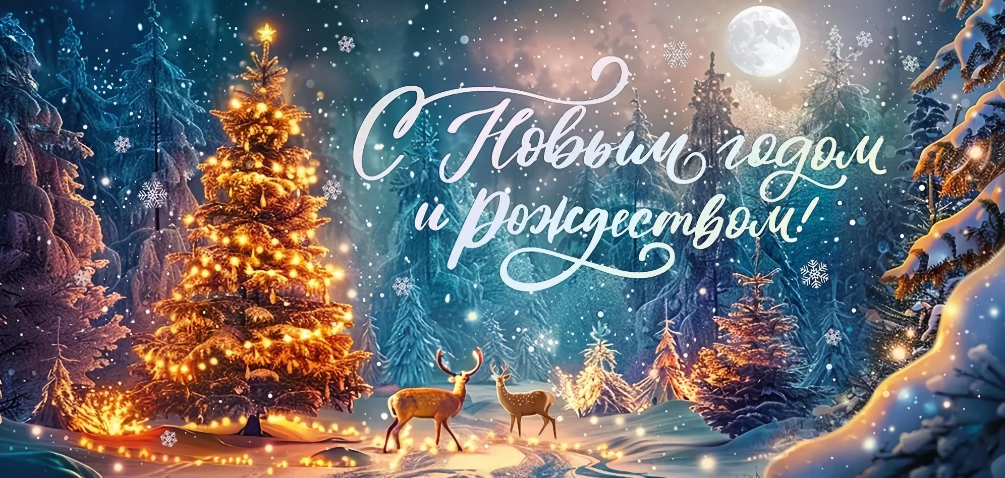 С Новым годом и Рождеством!